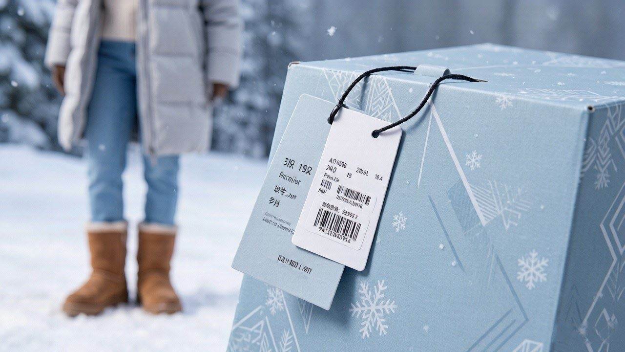 雪地靴吊牌防伪码