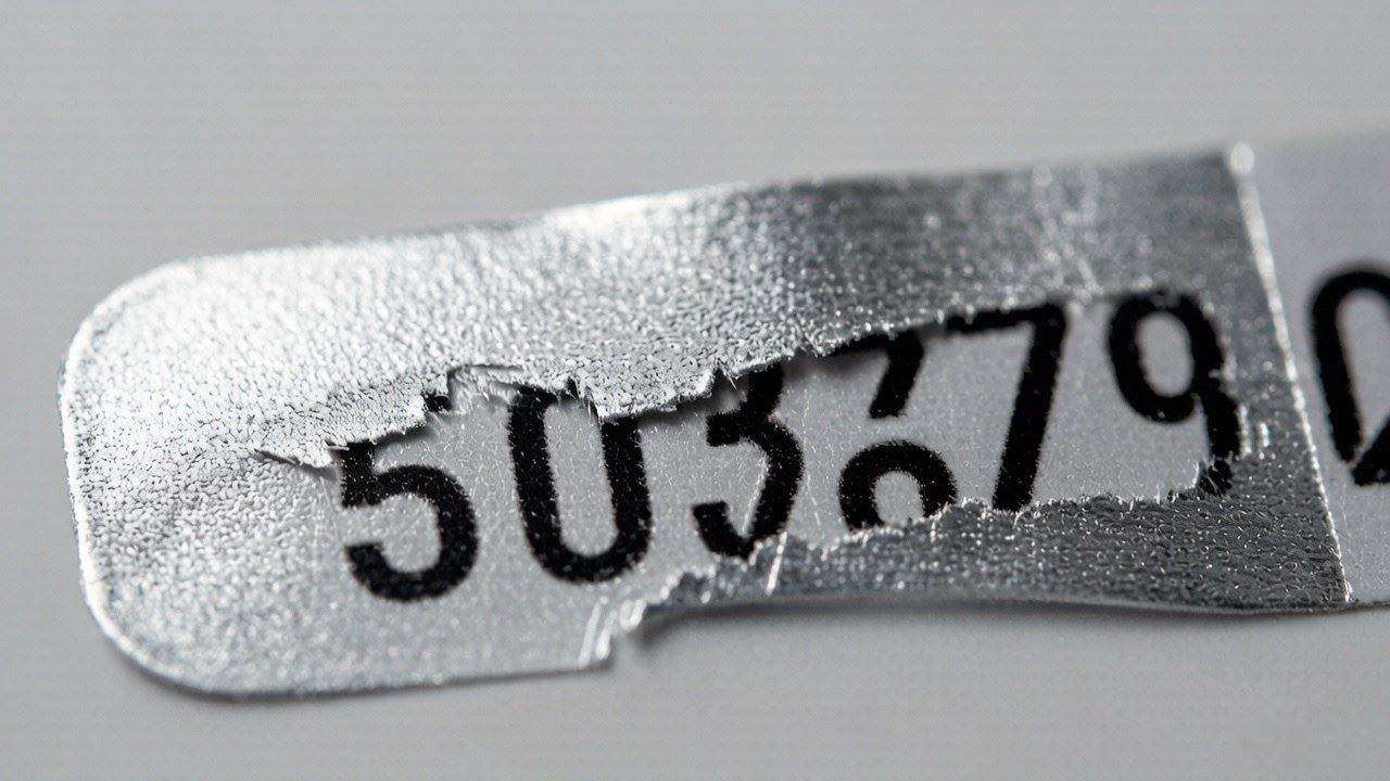 刮刮银防伪码刮开效果
